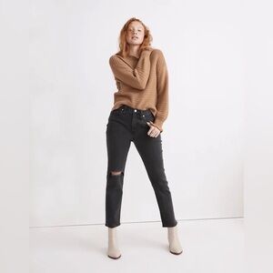 Madewell The Girljean in Adolpha Wash: Ripped Knee Edition